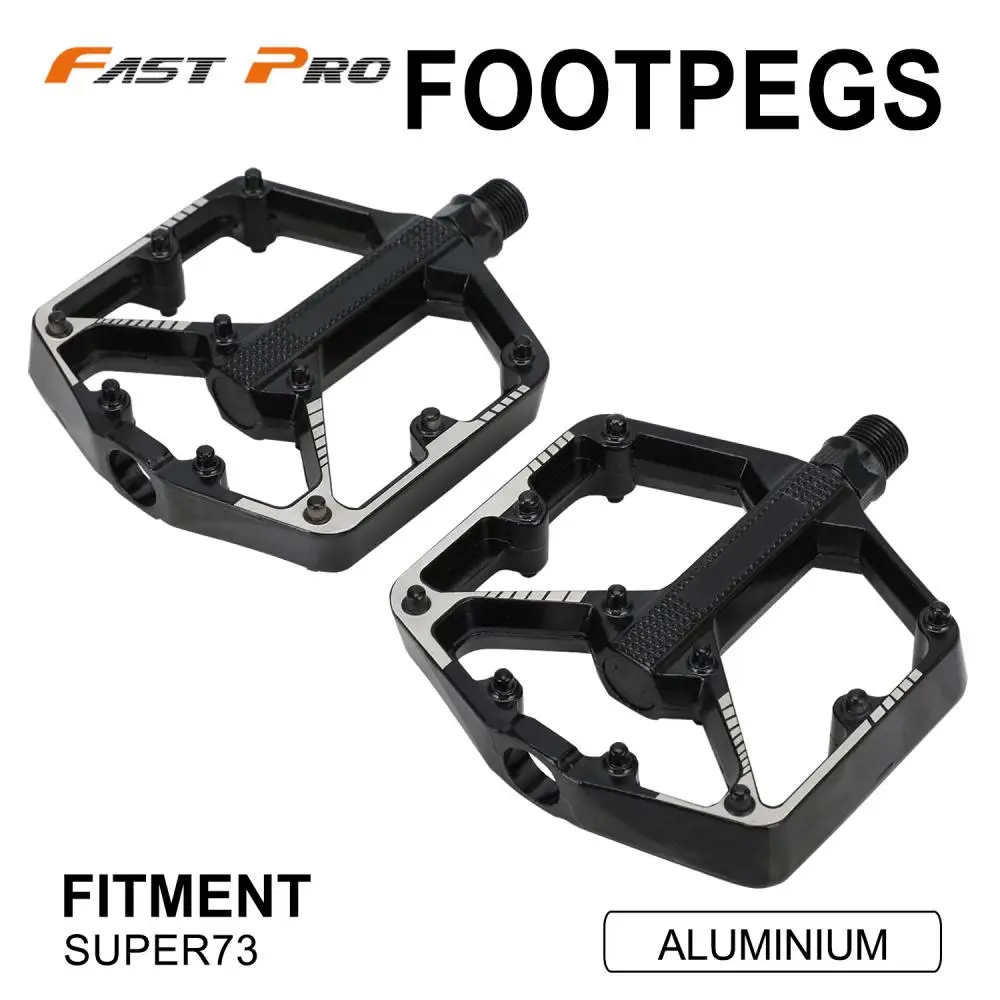 

Footpegs Foot Pegs Rests Pedals Aluminum Alloy For SURPER 73 Motorcycle Motocross Dirt Pit Bike