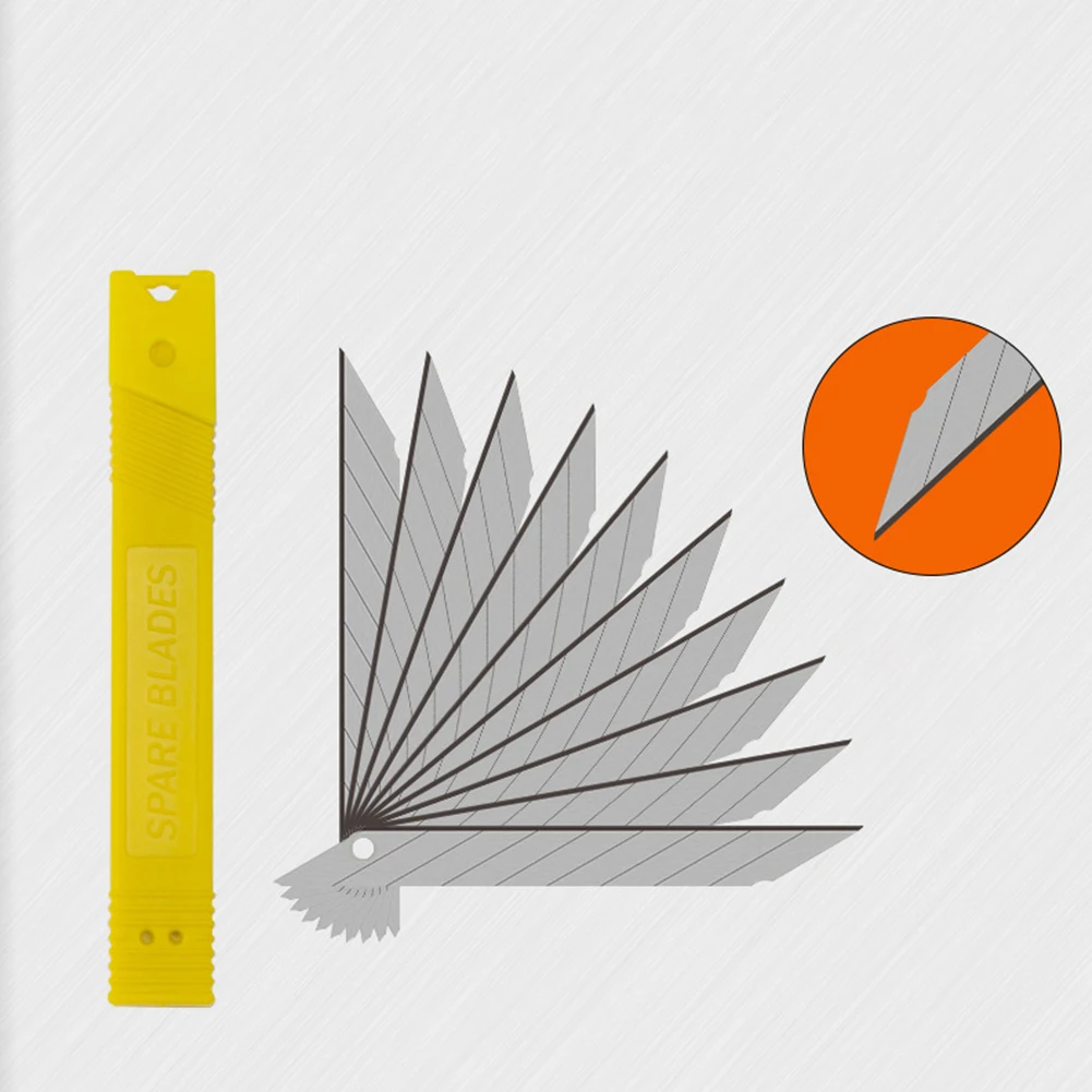 Cutter Blades Art Blade Art Cutter Blade Carving Cutting Replacement 10pcs/Set 30 Degrees Alloy Steel Stowable
Cutter Blades Art Blade Art Cutter Blade Carving Cutting Replacement 10pcs/Set 30 Degrees Alloy Steel Stowable