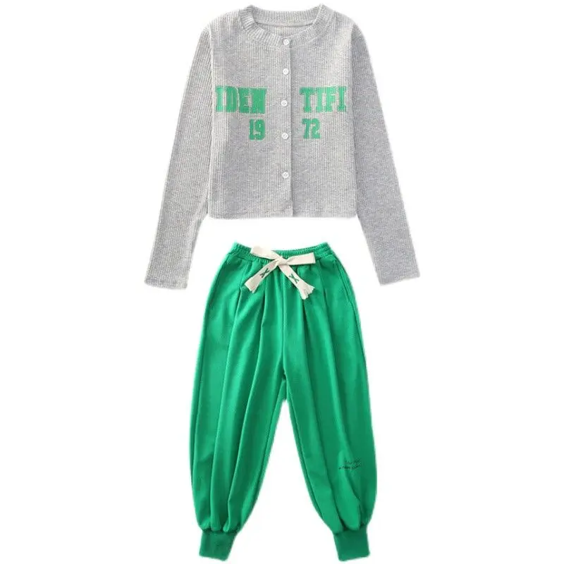 Girls Fashion Casual Suit Summer 2022 New Kids Summer Sports Long Sleeve Streetwear Children High-waist Two-piece Set 5-14Year
Girls Fashion Casual Suit Summer 2022 New Kids Summer Sports Long Sleeve Streetwear Children High-waist Two-piece Set 5-14Year