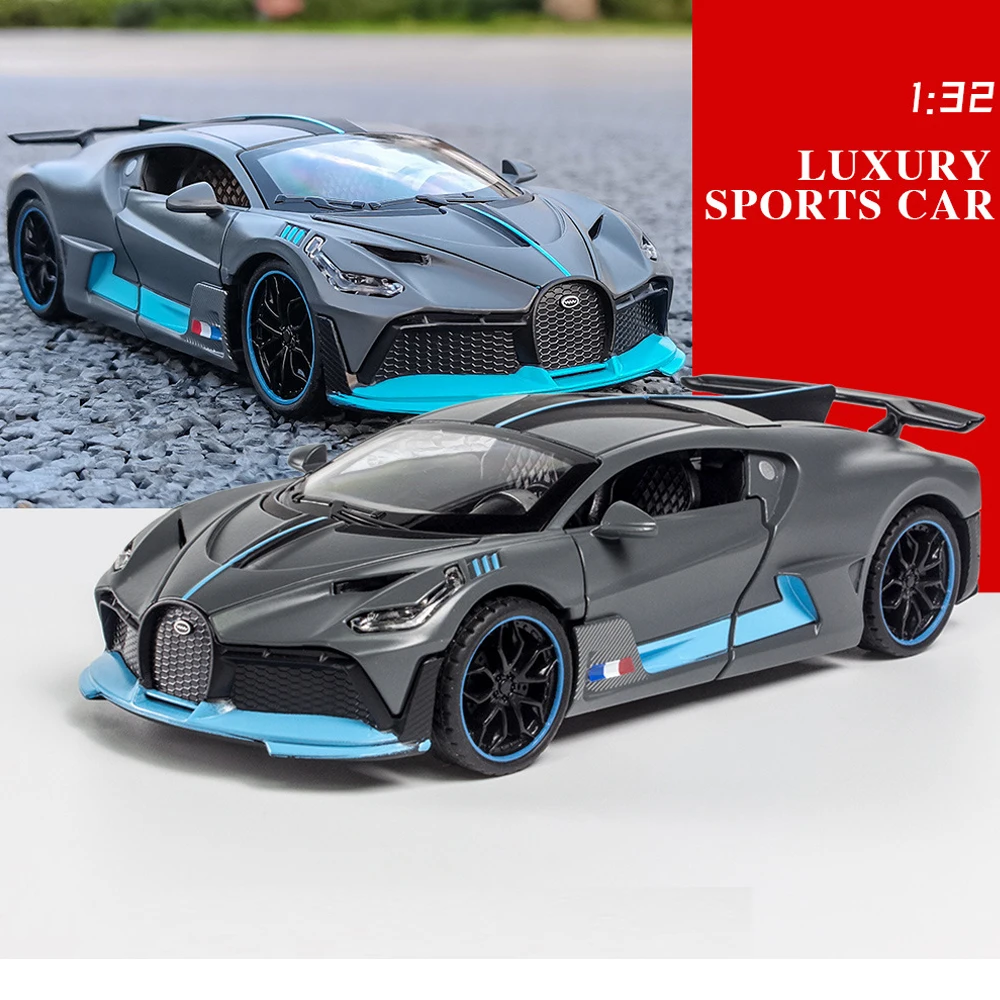 

1:32 Bugatti Lavoiturenoire Alloy Sports Car Model Diecast Metal Toy Vehicles Car Model Collection High Simulation Children Gift