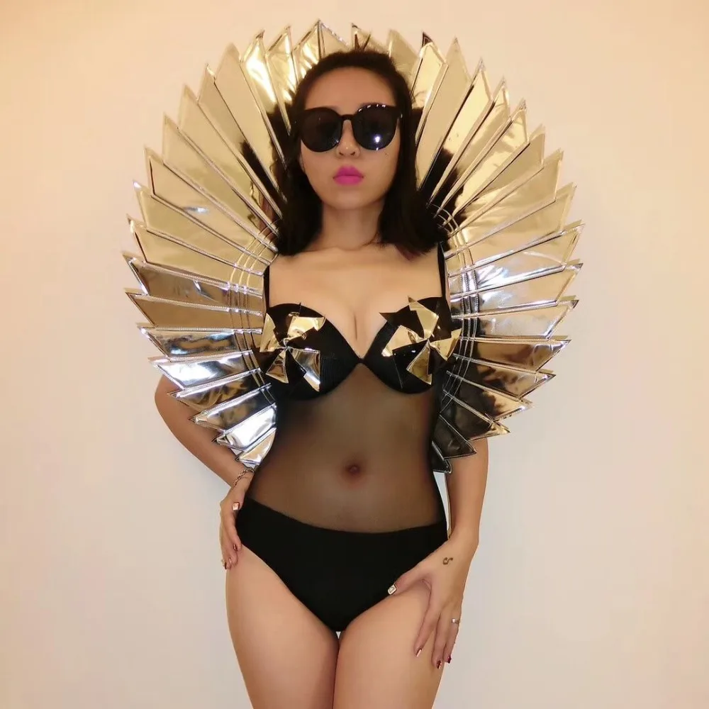 Black Silver Red Wing Backplane Accessories Nightclub Women Singer Dancer Performance Stage Wear Model Catwalk Show Prop Costume
Black Silver Red Wing Backplane Accessories Nightclub Women Singer Dancer Performance Stage Wear Model Catwalk Show Prop Costume