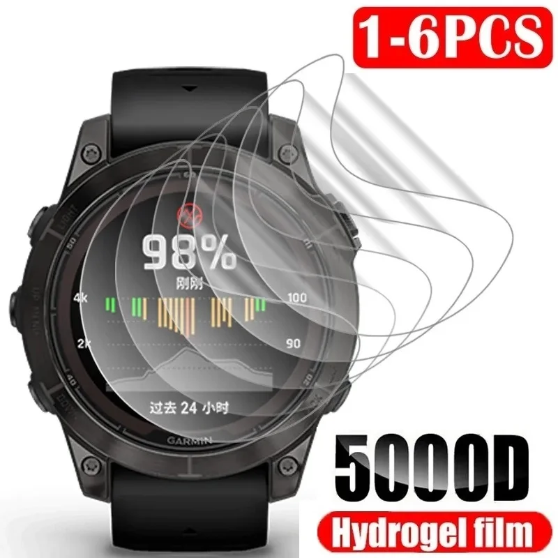 

Screen Protector Compatible for Garmin Fenix 7X 7 7S Pro 5X 5 5S Plus Fenix 6 6S 6X Pro Film Foil Hydrogel Protective