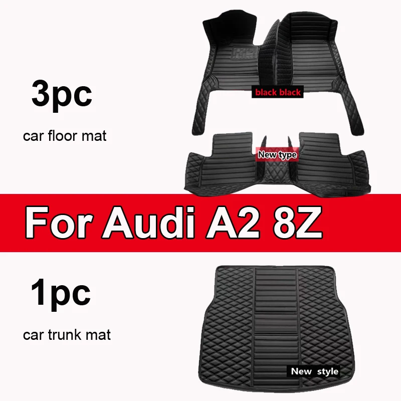 Автомобильный напольный коврик для Audi A2 8Z 2000 ~ 2005, 5-местный водный коврик, автомобильный матовый напольный ковер, кожаный коврик, автомобильные аксессуары, детали интерьера
Автомобильный напольный коврик для Audi A2 8Z 2000 ~ 2005, 5-местный водный коврик, автомобильный матовый напольный ковер, кожаный коврик, автомобильные аксессуары, детали интерьера