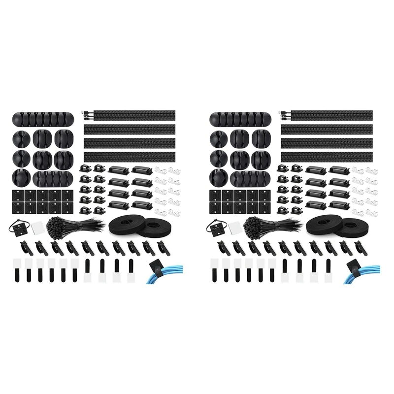 346 Pcs Cable Management Organizer Kit, Adhesive Cable Clips Holder,Cable Ties,Adhesive Wall Cable Tie,Fasten Cable Ties
346 Pcs Cable Management Organizer Kit, Adhesive Cable Clips Holder,Cable Ties,Adhesive Wall Cable Tie,Fasten Cable Ties