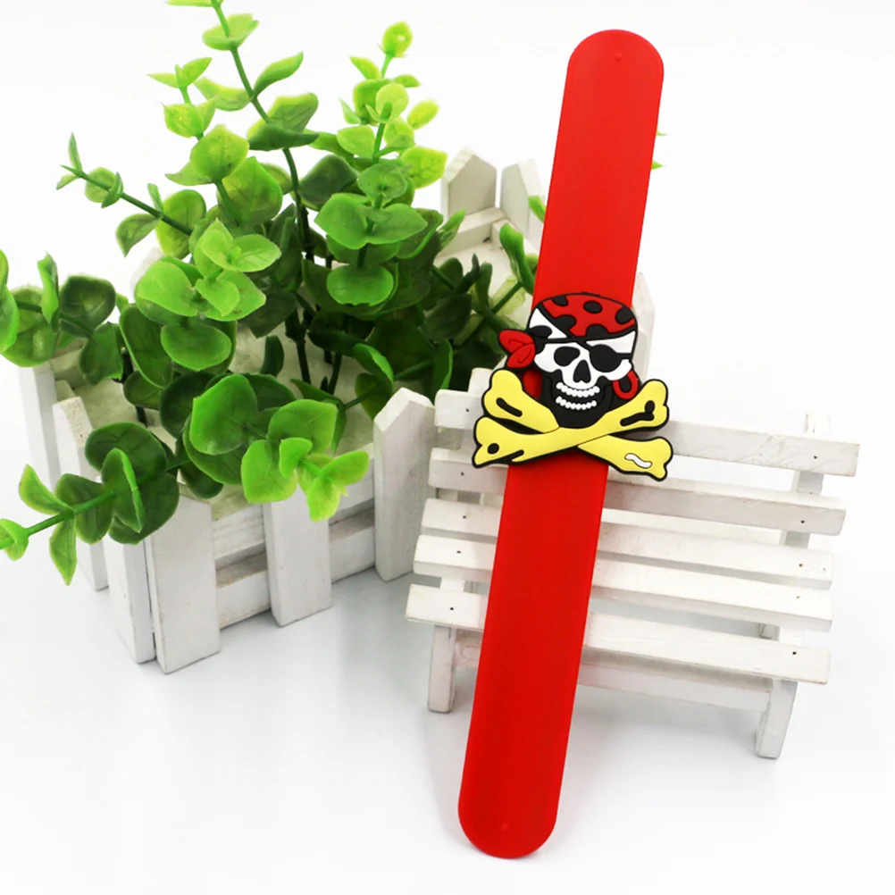12 Pcs Wrist Straps Pirate Slap Bracelet Bands Halloween Bracelets Child Kids Silicone
12 Pcs Wrist Straps Pirate Slap Bracelet Bands Halloween Bracelets Child Kids Silicone