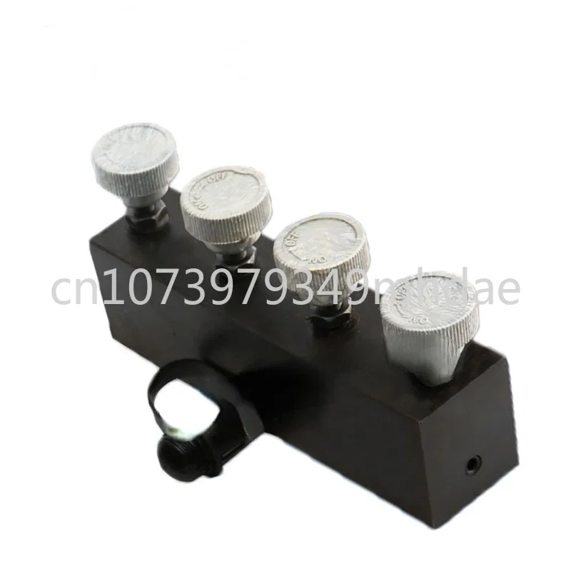 Hydraulic high pressure four-way valve Oil circuit splitter Hydraulic pump oil circuit control distribution valve
Hydraulic high pressure four-way valve Oil circuit splitter Hydraulic pump oil circuit control distribution valve
