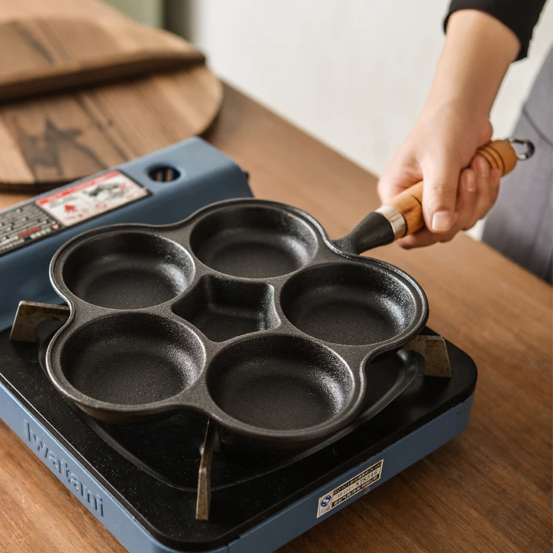6-Cup Cast Iron Egg/Omelette/Pancake Frying Pan Non-stick Egg Cooker Pan Cooking Tools Kitchenware
6-Cup Cast Iron Egg/Omelette/Pancake Frying Pan Non-stick Egg Cooker Pan Cooking Tools Kitchenware
