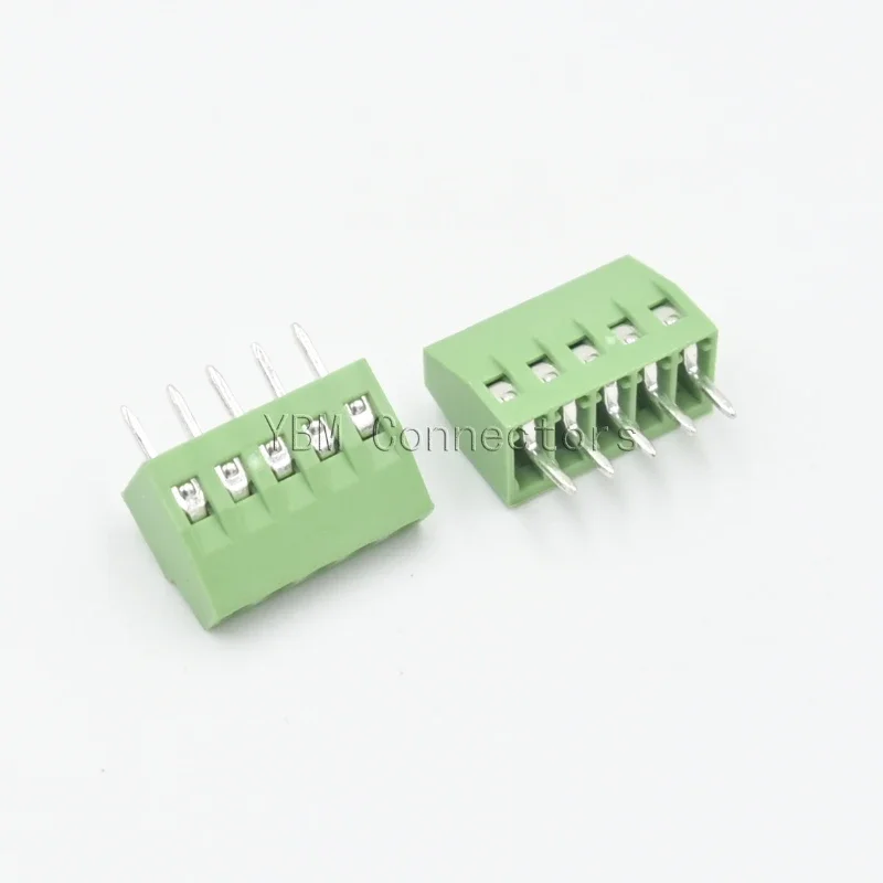 

100Pcs KF128 2.54mm/0.1" Pitch PCB Screw Terminal Block Connector 2P 3P 4P 5P 6P 7P 8P 9P 10P 12P 16Pin for 26-18AWG Cable