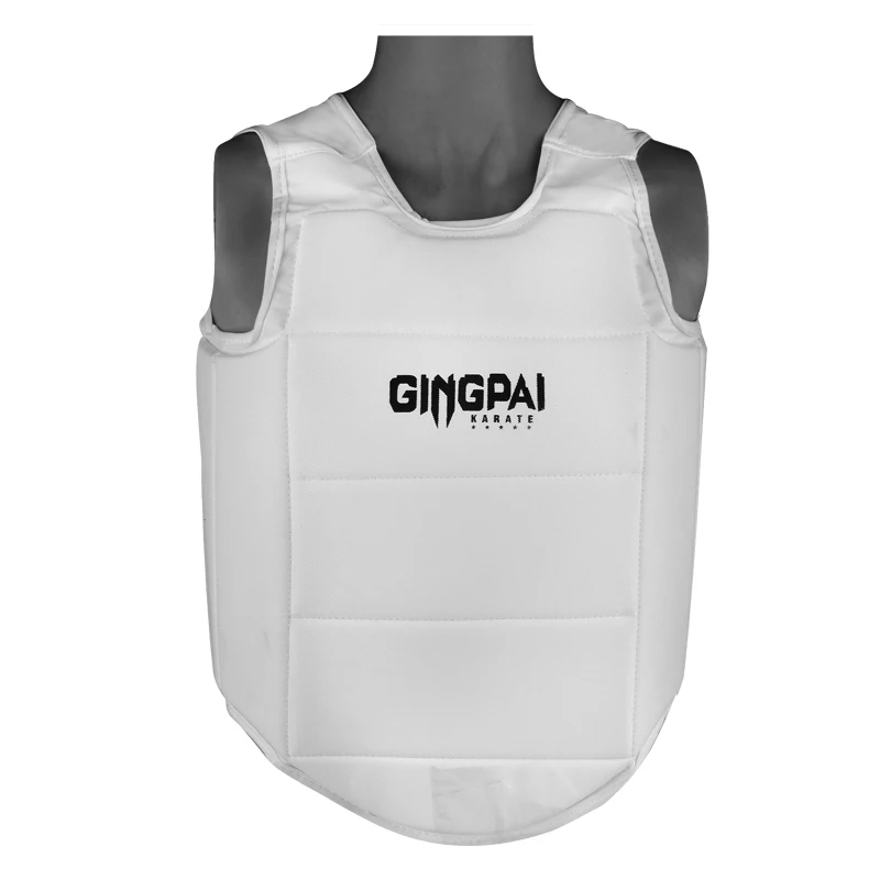 Мягкий защитный жилет для груди GINGPAI, снаряжение для бокса, каратэ, защитное оборудование для груди, защита тела, Белый спортивный
Мягкий защитный жилет для груди GINGPAI, снаряжение для бокса, каратэ, защитное оборудование для груди, защита тела, Белый спортивный