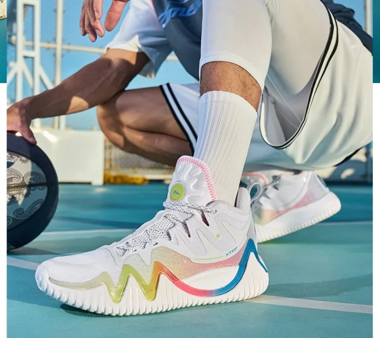 Xtep real combate tênis de basquete para homem 2024 outono apoio sapatos esportivos força propulsiva tênis confortáveis 876319120009 Xtep real combate tênis de basquete para homem 2024 outono apoio sapatos esportivos força propulsiva tênis confortáveis 876319120009
