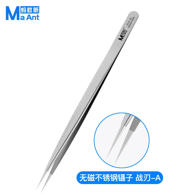High-precision non-magnetic stainless steel flying wire tweezers suitable for eyebrow trimming, mobile phone and computer repair
High-precision non-magnetic stainless steel flying wire tweezers suitable for eyebrow trimming, mobile phone and computer repair