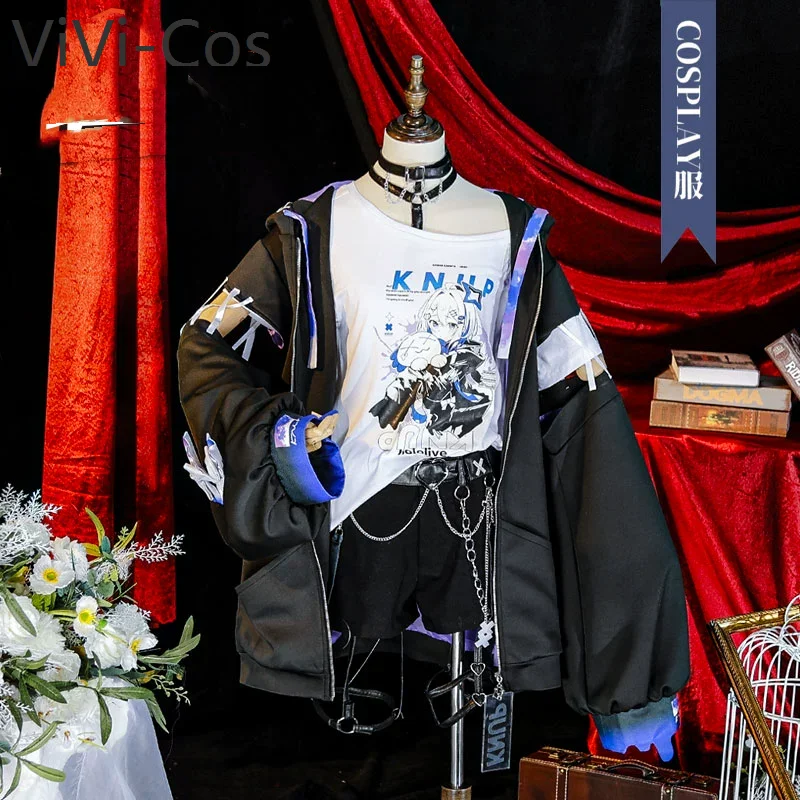 Hololive Vtuber Fourth-stage Students Amane Kanata Cosplay Costume Cos Game Anime Party Uniform Hallowen Play Role Clothes
Hololive Vtuber Fourth-stage Students Amane Kanata Cosplay Costume Cos Game Anime Party Uniform Hallowen Play Role Clothes