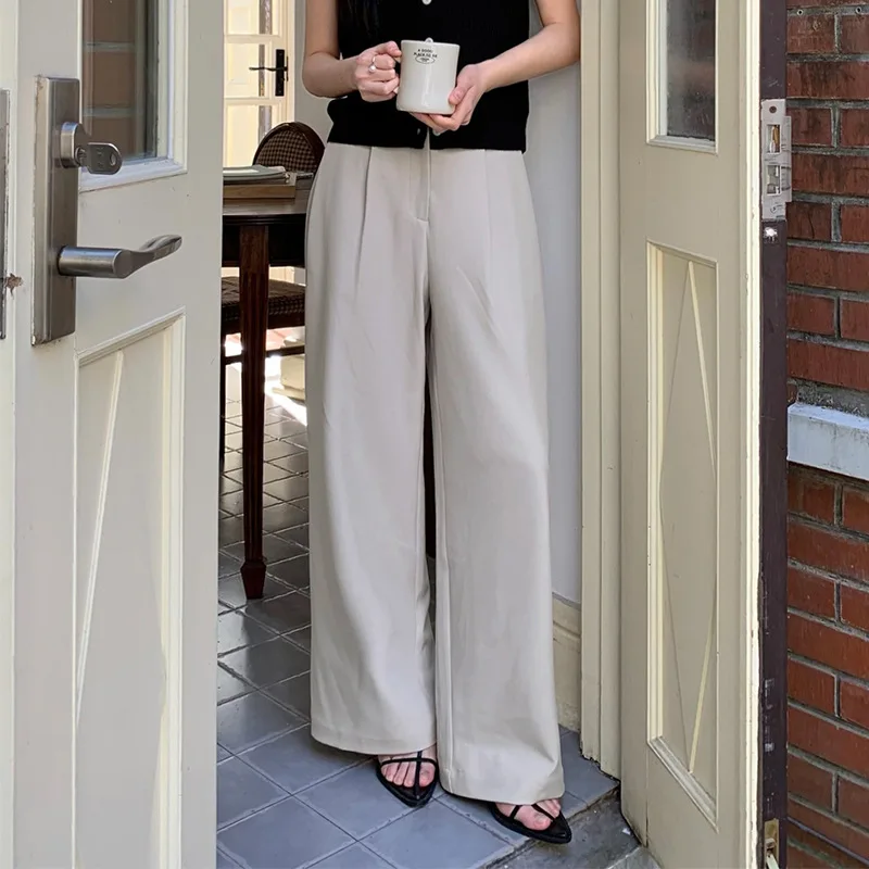 new pantalon pour femme trousers women streetwear women wide leg pants women Polyester LYCRA
new pantalon pour femme trousers women streetwear women wide leg pants women Polyester LYCRA
