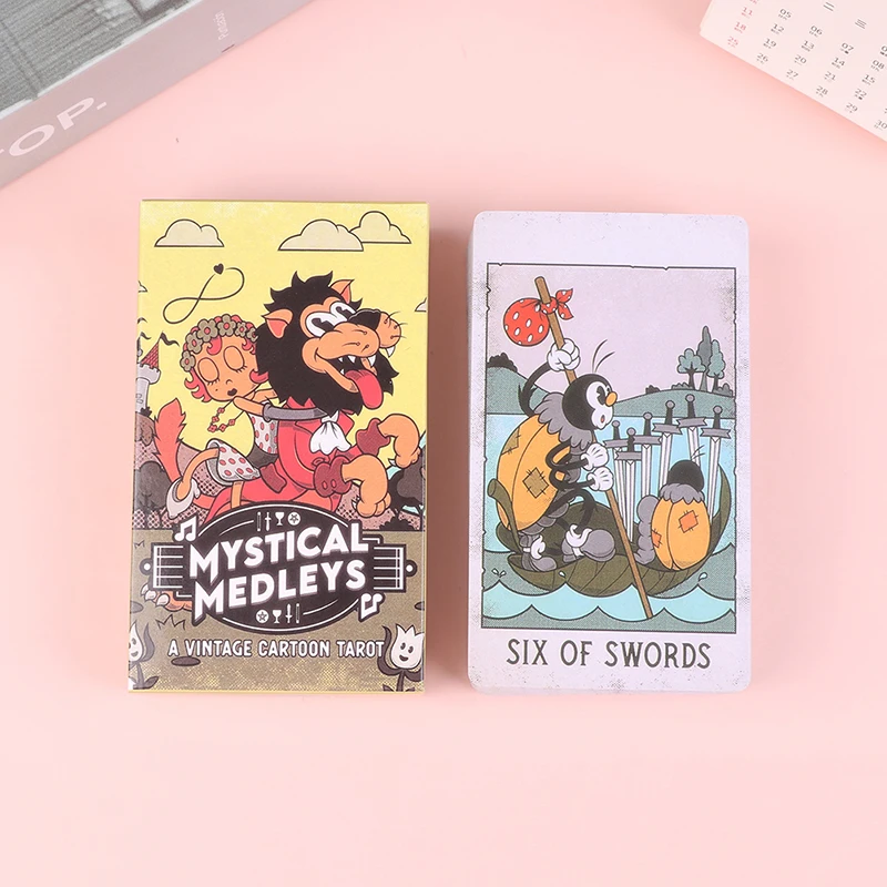 1Box Mystical Medleys A Vintage Tarot Card Prophecy Divination Deck Fortune Telling Game Beginners Cards Family Board Game
1Box Mystical Medleys A Vintage Tarot Card Prophecy Divination Deck Fortune Telling Game Beginners Cards Family Board Game