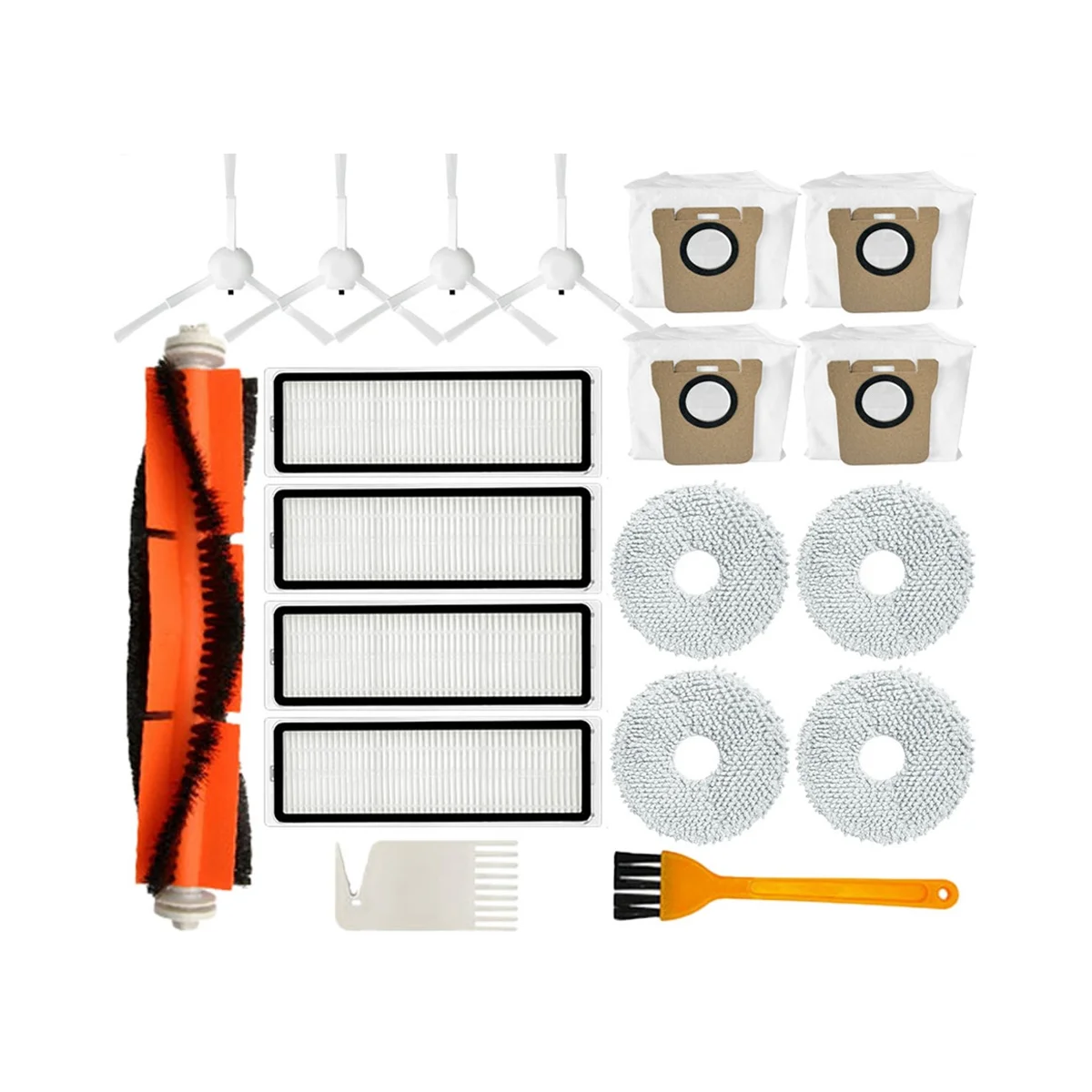 For Xiaomi Robot Vacuum X10+ X10 Plus B101GL Spare Parts Accessories Main Side Brush Hepa Filter Dust Bag Mop Cloth
For Xiaomi Robot Vacuum X10+ X10 Plus B101GL Spare Parts Accessories Main Side Brush Hepa Filter Dust Bag Mop Cloth