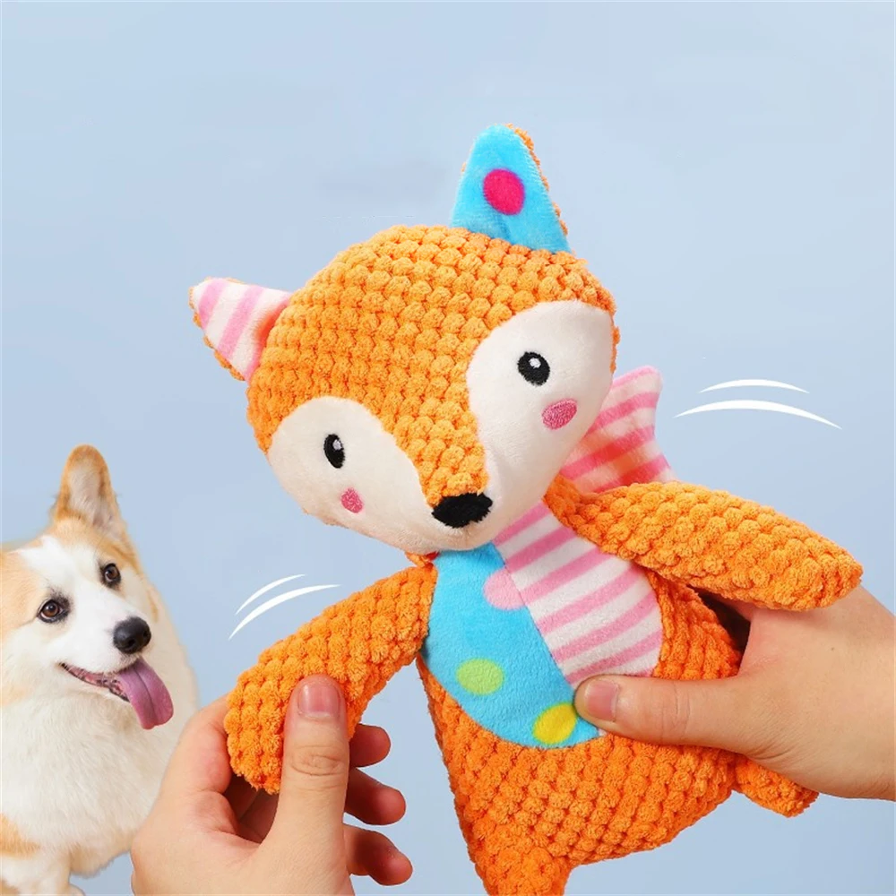Plush Dog Chew Toy Cat Puppy Interactive Squeaky Toy Cartoon Animal Shape Pet Sound Toys Gnawing Grinding Teeth Training Product
Plush Dog Chew Toy Cat Puppy Interactive Squeaky Toy Cartoon Animal Shape Pet Sound Toys Gnawing Grinding Teeth Training Product
