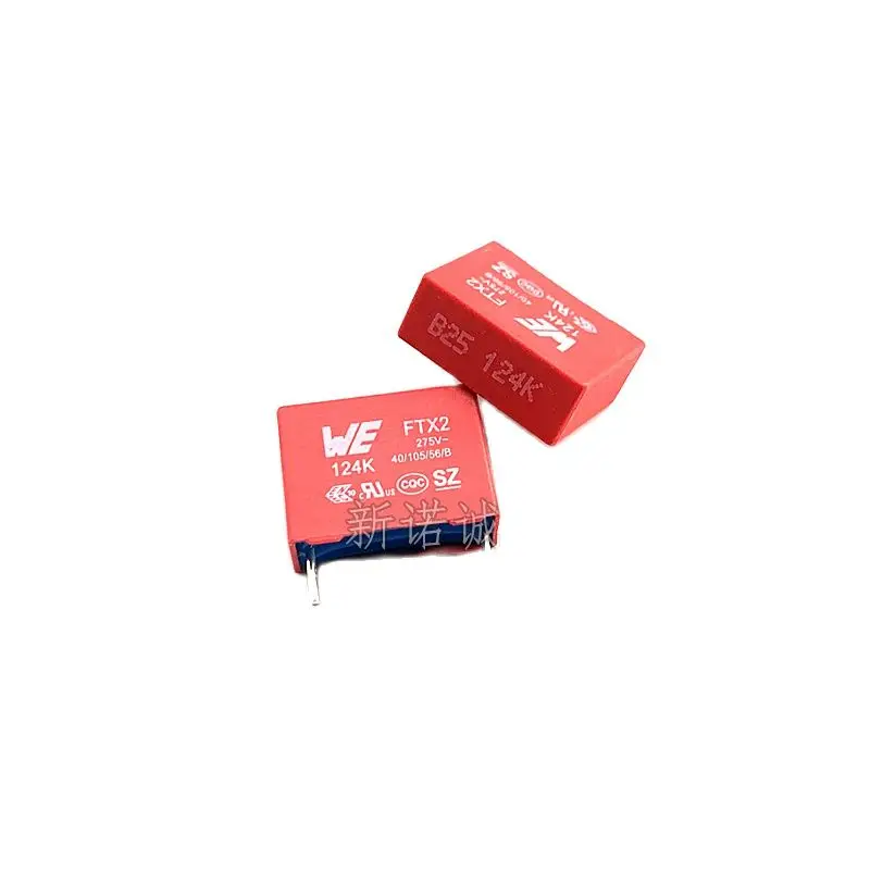 50pcs/ WE FTX 2 275VAC 124 0.12UF 275V 120NF safety gauge correction film capacitor foot distance 15
50pcs/ WE FTX 2 275VAC 124 0.12UF 275V 120NF safety gauge correction film capacitor foot distance 15
