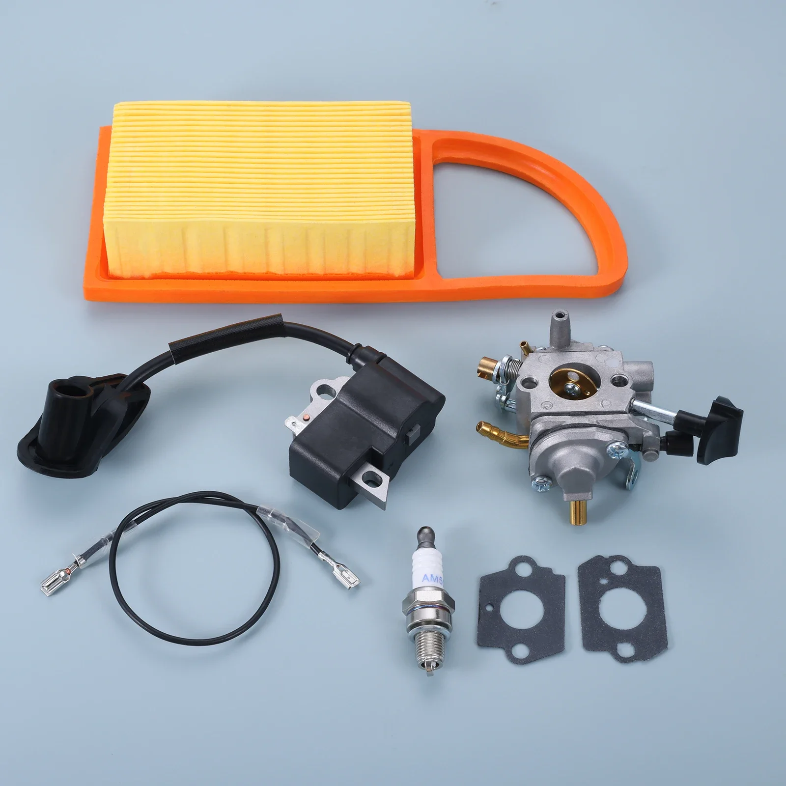 Карбюратор, катушка зажигания, воздушный и топливный фильтр, Свеча зажигания, прокладки для Stihl BR600 BR500 BR550 42824001305, Нагнетатель листьев Zama C1Q-S183
Карбюратор, катушка зажигания, воздушный и топливный фильтр, Свеча зажигания, прокладки для Stihl BR600 BR500 BR550 42824001305, Нагнетатель листьев Zama C1Q-S183