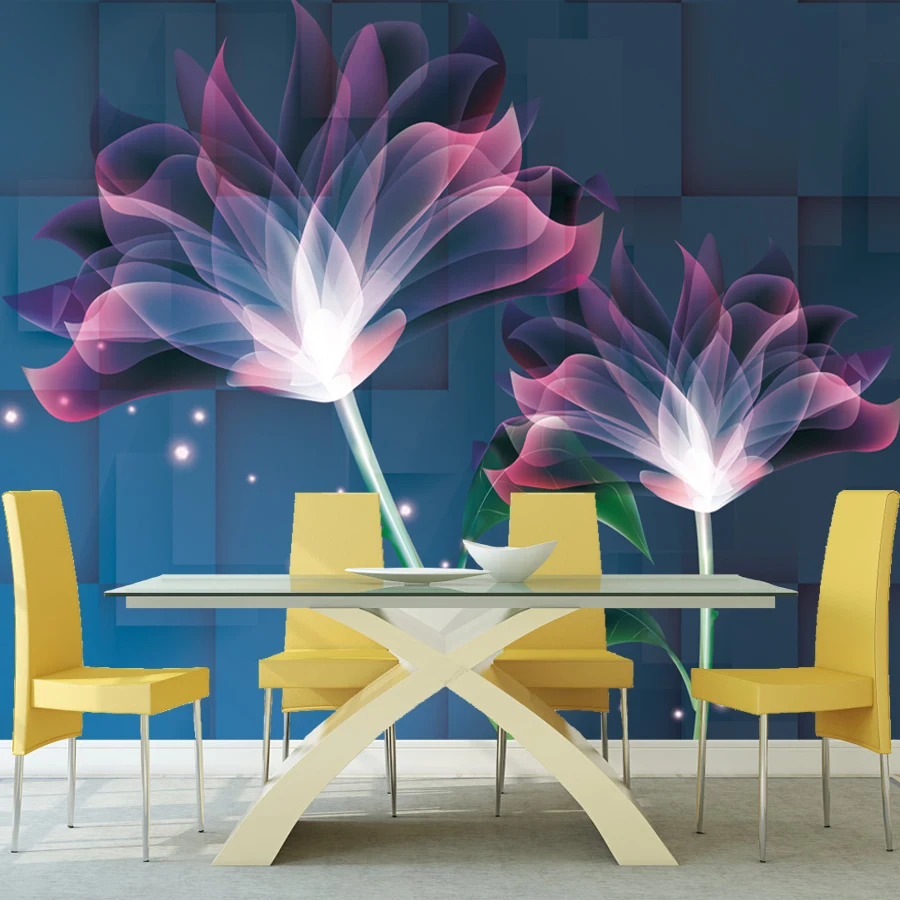 

Modern Self Adhesive Wallpapers Accept for Bedroom Walls Decoration Geometry Flower 3d Wallpaper Wall Papers Home Decor Design