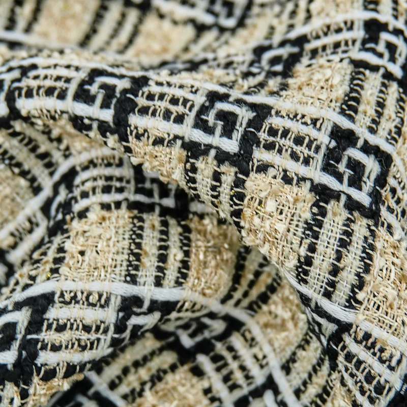 Black And White Plaid Wool Tweed Fabric For Coat Skirt Telas Por Metro Tissus Au MÈTre Ткань Для Шитья Sewing By The Yard Tecido
Black And White Plaid Wool Tweed Fabric For Coat Skirt Telas Por Metro Tissus Au MÈTre Ткань Для Шитья Sewing By The Yard Tecido