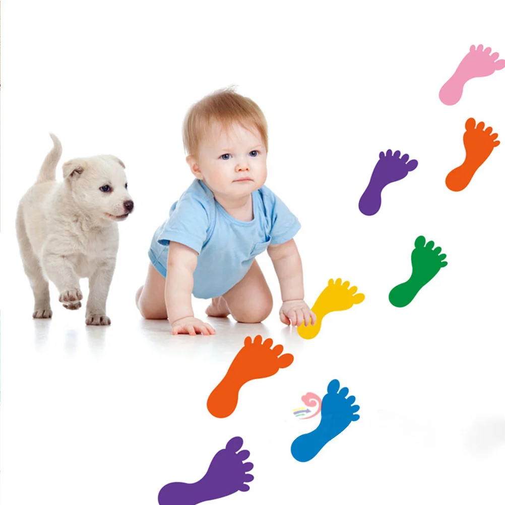 of Footprint Stickers Floor Stickers PVC Footprint Decals Kindergarten Floor Decals Mixed Color
of Footprint Stickers Floor Stickers PVC Footprint Decals Kindergarten Floor Decals Mixed Color