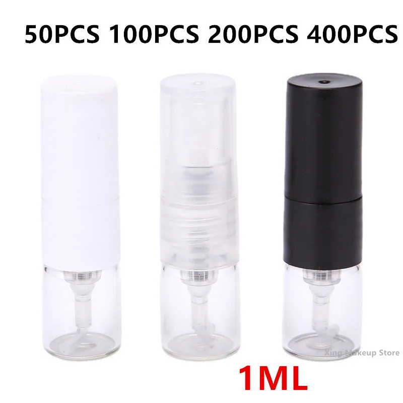50/100/200/400PCS 1ML Black Clear Perfume Glass Bottle Empty Cosmetics Sample Test Tube Thin Vials Refillable Spray Bottle 2#
50/100/200/400PCS 1ML Black Clear Perfume Glass Bottle Empty Cosmetics Sample Test Tube Thin Vials Refillable Spray Bottle 2#