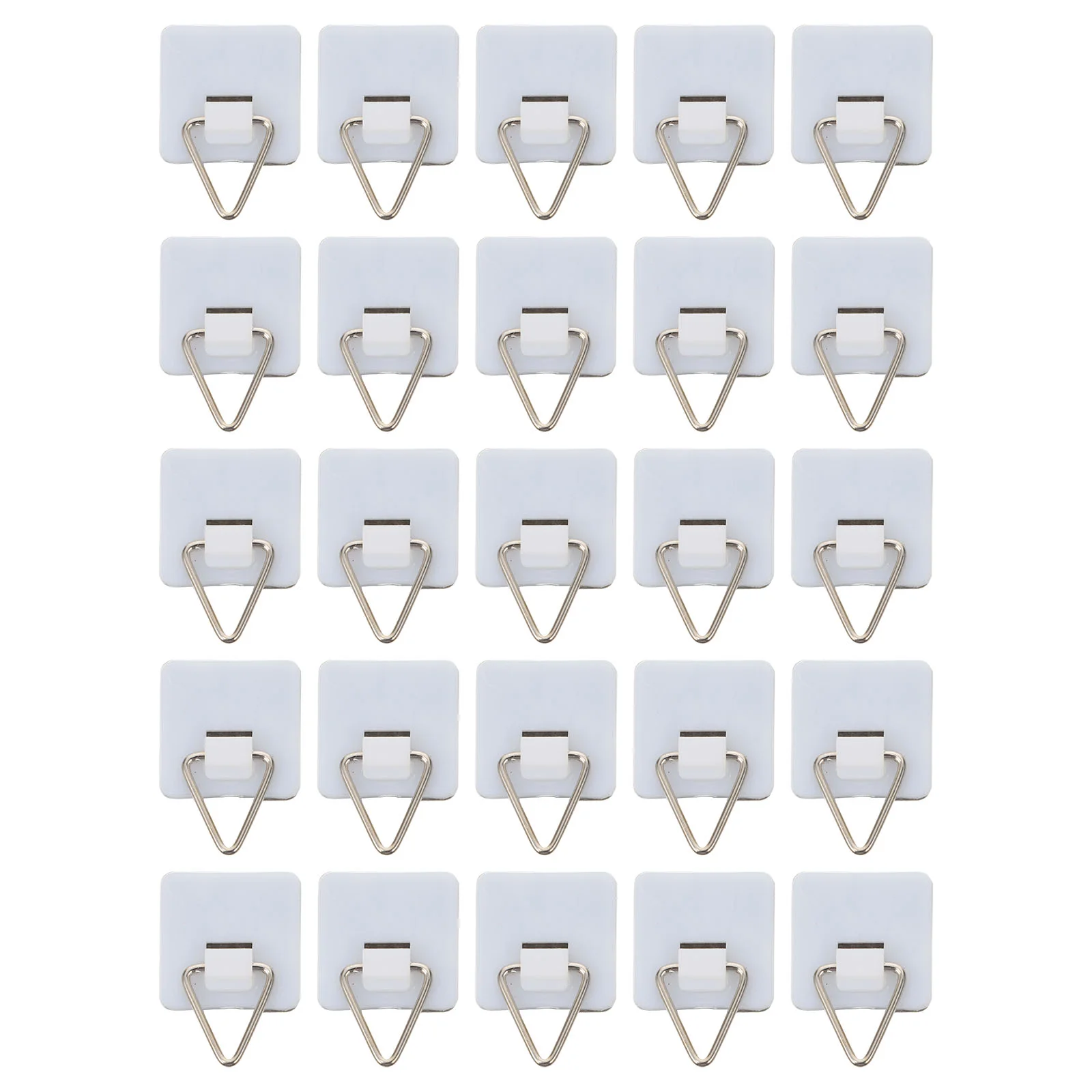 50 Pcs Nail-free Triangular Sticky Hook Wall Hooks Photo Frame Home Wall-mounted Disc Holders Pp Picture Hangers Frames
50 Pcs Nail-free Triangular Sticky Hook Wall Hooks Photo Frame Home Wall-mounted Disc Holders Pp Picture Hangers Frames