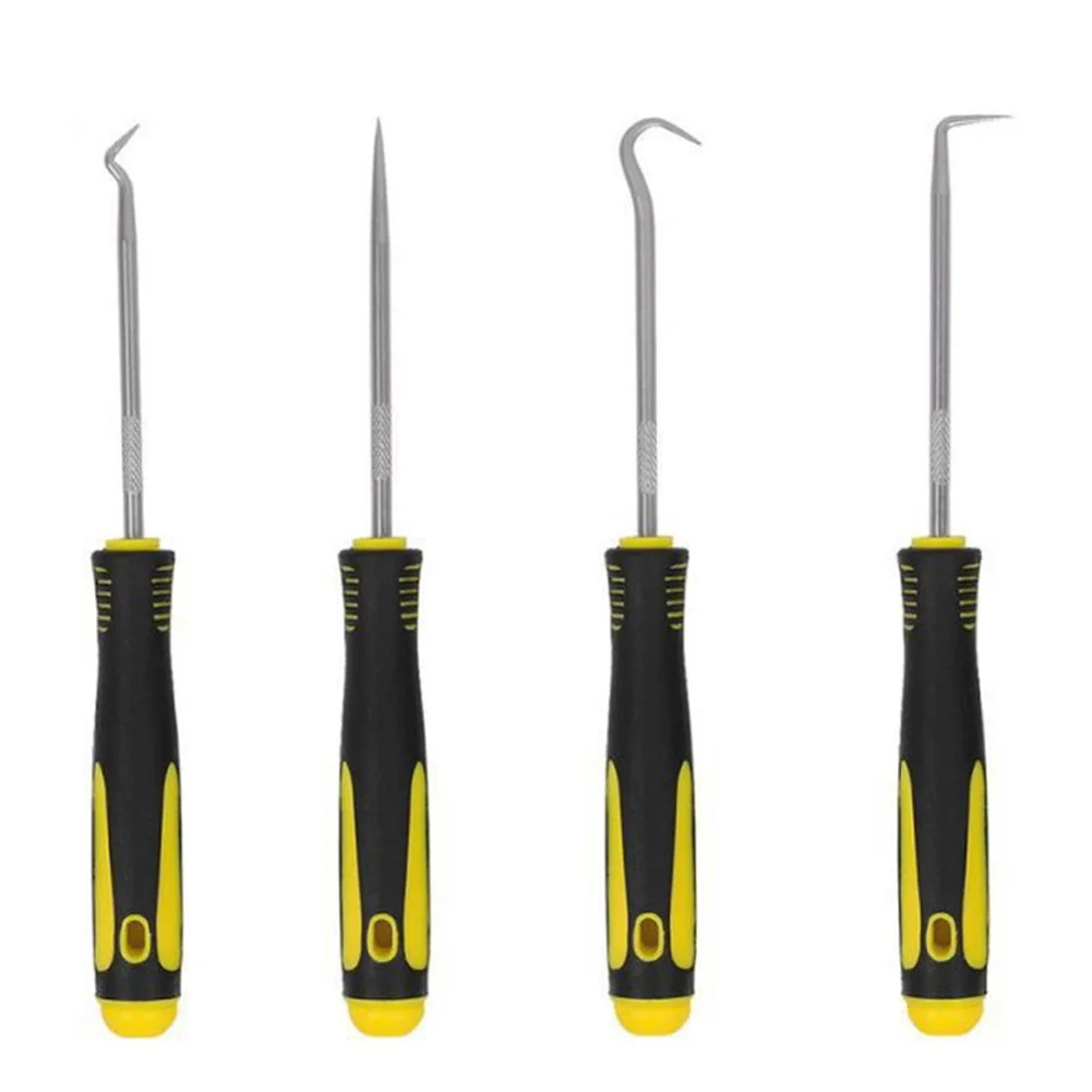 4pcs Car Pick And Hook Tool O Ring Oil Seal Gasket Puller Remover Craft Hand Tools Small Fuses Wires Disassembly Accessories
4pcs Car Pick And Hook Tool O Ring Oil Seal Gasket Puller Remover Craft Hand Tools Small Fuses Wires Disassembly Accessories
