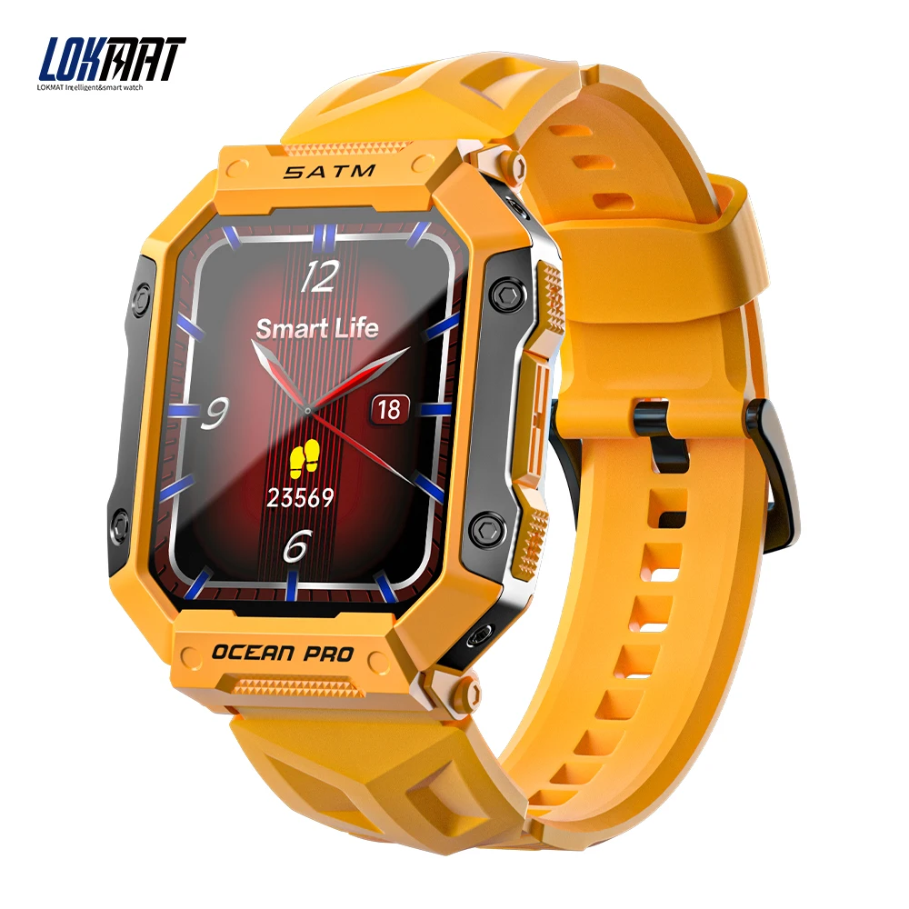 LOKMAT Sport Smart Watch IP68 Waterproof Messages Reminder 1.85" Touch Screen BT Health Bracelet Heart Rate Tracking Watches
LOKMAT Sport Smart Watch IP68 Waterproof Messages Reminder 1.85" Touch Screen BT Health Bracelet Heart Rate Tracking Watches