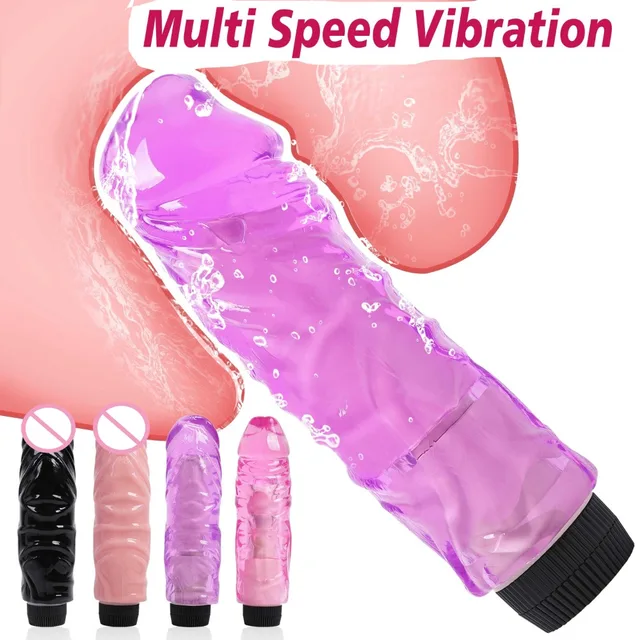 Vibromasseur gode en silicone souple pour femme adulte, point G, vagin, anal, UNIS issement féminin, masturbateur, vibration, anciers de massage, jouets sexuels 1