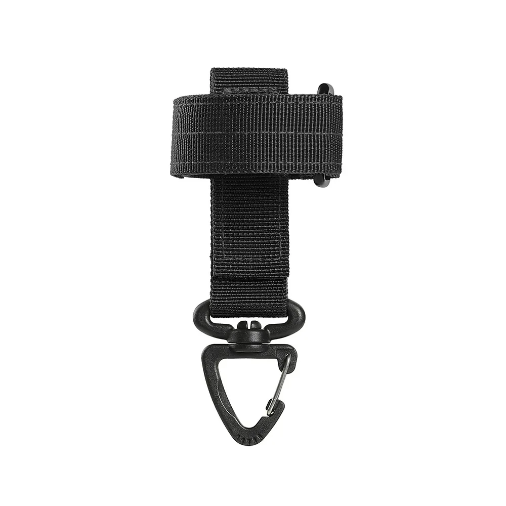 

1pc Outdoor Keychain Tactical Gear Clip Keeper Pouch Belt Keychain EDC Molle Webbing Gloves Rope Holder Military Molle Hook