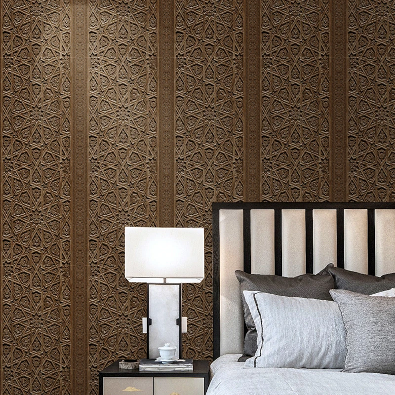 Vintage Wood Carve Wallpaper for Personalized Restaurant Tea House Coffee Shop Wall Waterproof Wood Plane Stripe Wall paper Roll
Vintage Wood Carve Wallpaper for Personalized Restaurant Tea House Coffee Shop Wall Waterproof Wood Plane Stripe Wall paper Roll