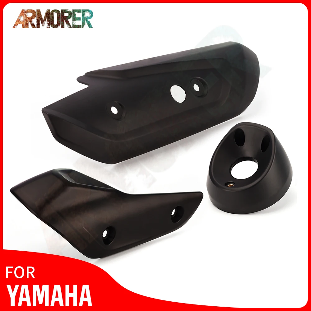 

Motorcycle Accessories Exhaust Pipe Cover Cowl For YAMAHA TMAX 530 DX T-MAX 530 SX TMAX 560 TECH MAX TECHMAX 2019 2020 2021 2022