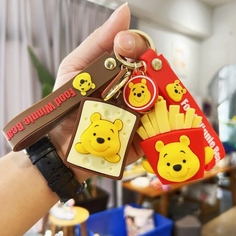 Miniso Pooh Bear Cartoon Creative Dessert Keychain Bag Charm Doll Key Ring Decoration Key Ring Backpack for Girl Birthday Gift
Miniso Pooh Bear Cartoon Creative Dessert Keychain Bag Charm Doll Key Ring Decoration Key Ring Backpack for Girl Birthday Gift