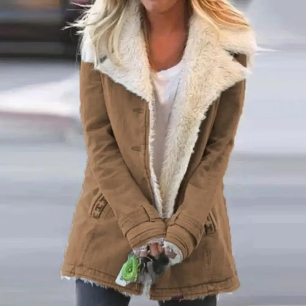 Trendy Women Coat Thicken Outerwear Outdoor Coat Firm Stitching Women Winter Coat
Trendy Women Coat Thicken Outerwear Outdoor Coat Firm Stitching Women Winter Coat