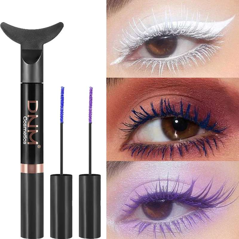 6 Colors Thick Mascara Waterproof Long Lasting No Smudge White Purple Extension Eyelash Lengthening Curling 3D Mascara Cosmetics
6 Colors Thick Mascara Waterproof Long Lasting No Smudge White Purple Extension Eyelash Lengthening Curling 3D Mascara Cosmetics