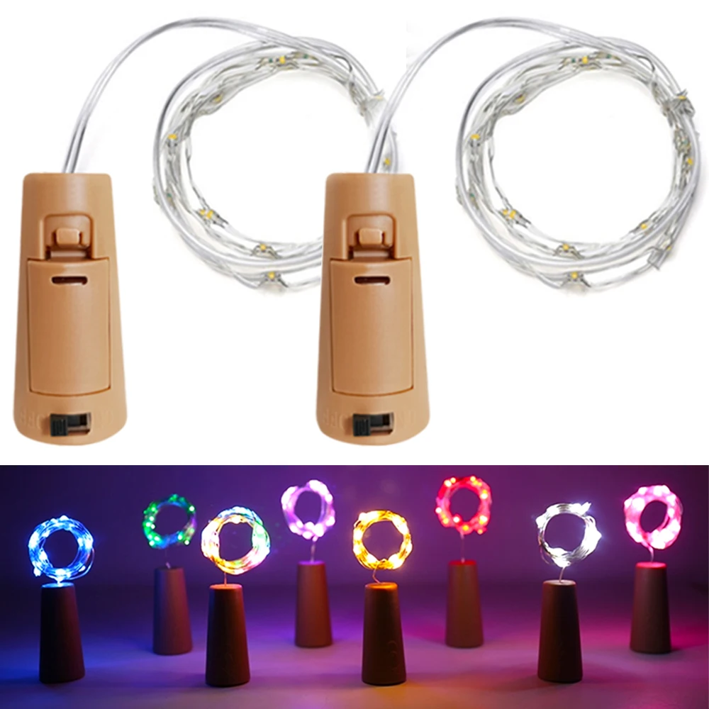 2Pcs 2M 3M Wine Bottle Cork LED String Lights Holiday Fairy Lights Garland Christmas Tree Wedding Party Decor Bar Bottle Lights
2Pcs 2M 3M Wine Bottle Cork LED String Lights Holiday Fairy Lights Garland Christmas Tree Wedding Party Decor Bar Bottle Lights