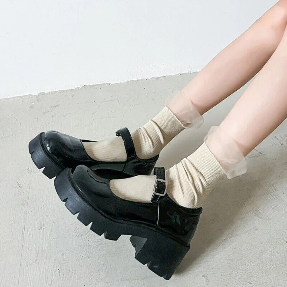 Mesh Sock Cuffs Mid Length Socks New JK Cotton Material Lace Fantasy Socks Sweat Absorption Soft Lolita Socks Spring and Summer
Mesh Sock Cuffs Mid Length Socks New JK Cotton Material Lace Fantasy Socks Sweat Absorption Soft Lolita Socks Spring and Summer