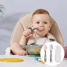 1 Set Spoon Fork Set Convenient with Storage Box Reusable for Kids Baby Utensils Set Infant Tableware Kit
1 Set Spoon Fork Set Convenient with Storage Box Reusable for Kids Baby Utensils Set Infant Tableware Kit