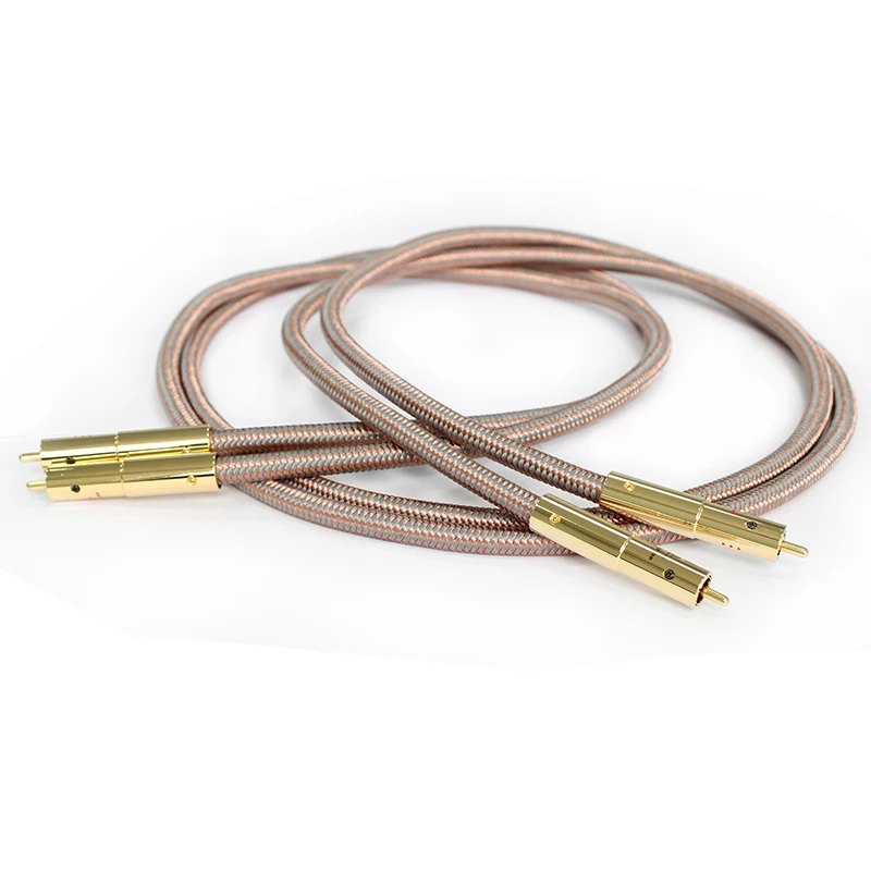 Кабель Hifi RCA Accuphase, 40-е юбилейное издание, OFC RCA, соединительный аудиокабель с позолоченным штекером
Кабель Hifi RCA Accuphase, 40-е юбилейное издание, OFC RCA, соединительный аудиокабель с позолоченным штекером