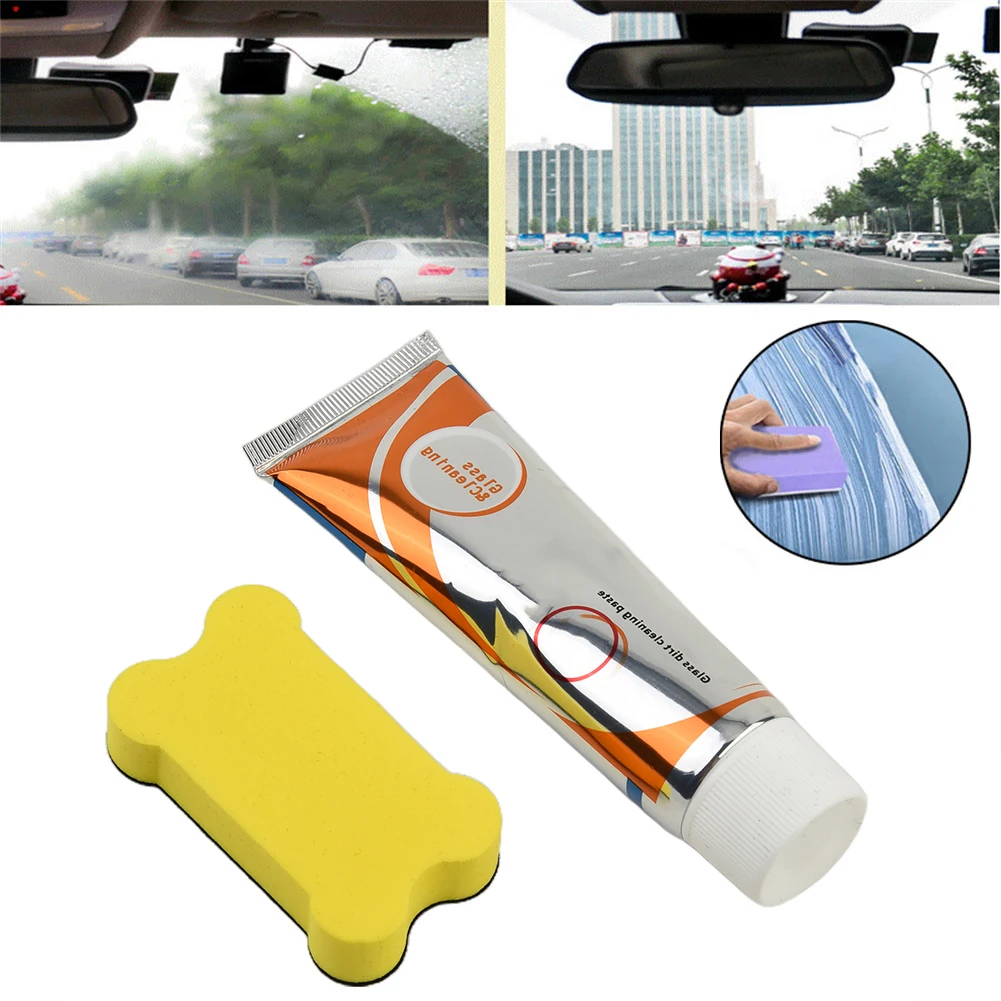 1PC 50ml Glass Oil Film Removing Paste + Car Windshield Oil Film Cleaner With Sponge Glasses Repairer Exterior Parts
1PC 50ml Glass Oil Film Removing Paste + Car Windshield Oil Film Cleaner With Sponge Glasses Repairer Exterior Parts