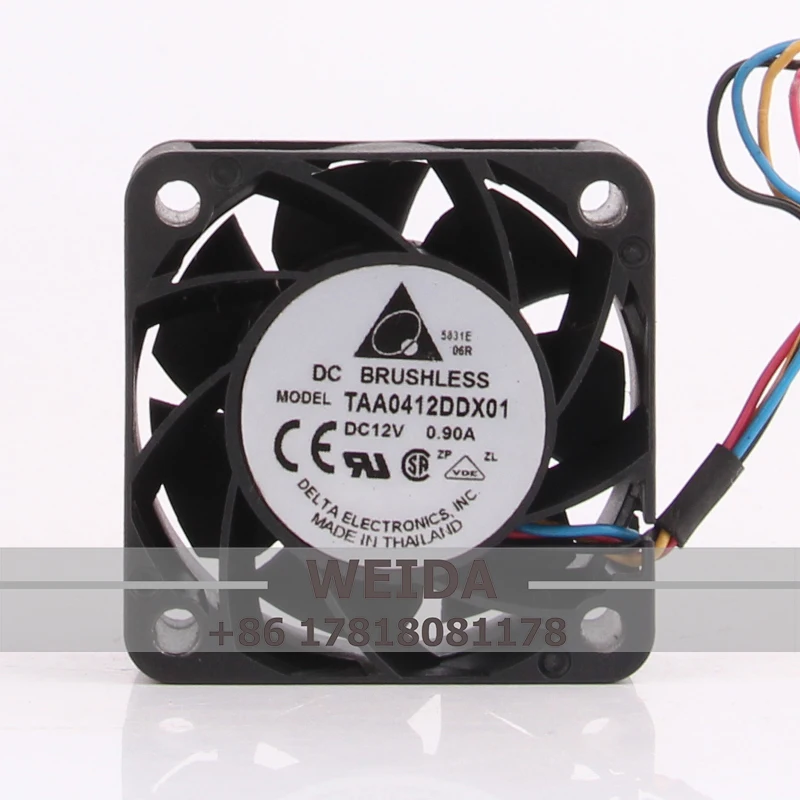 TAA0412DDX01 Case Cooling Fan for DELTA 24V 48V DC12V 0.90A EC AC 40X40X20MM 4020 4CM 4-wire PWM Super Violence Heat Dissipation
TAA0412DDX01 Case Cooling Fan for DELTA 24V 48V DC12V 0.90A EC AC 40X40X20MM 4020 4CM 4-wire PWM Super Violence Heat Dissipation