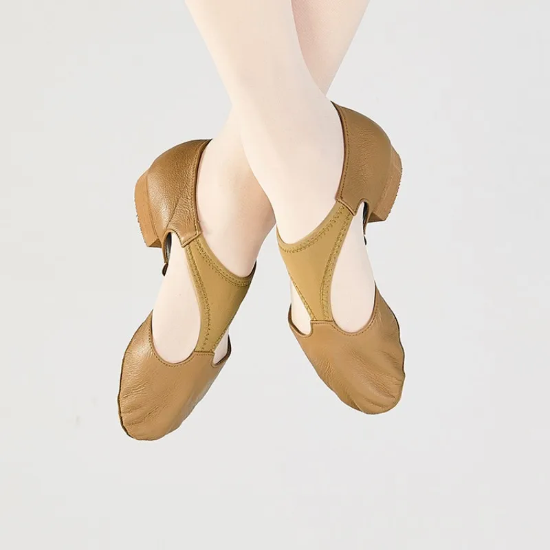 Women's Genuine Leather Jazz Dance Shoes EVA Anti-Skid Soft Bottom Ballet Dancing Excercise Shoes Sneaker Low Heel Teacher Shoes
Women's Genuine Leather Jazz Dance Shoes EVA Anti-Skid Soft Bottom Ballet Dancing Excercise Shoes Sneaker Low Heel Teacher Shoes