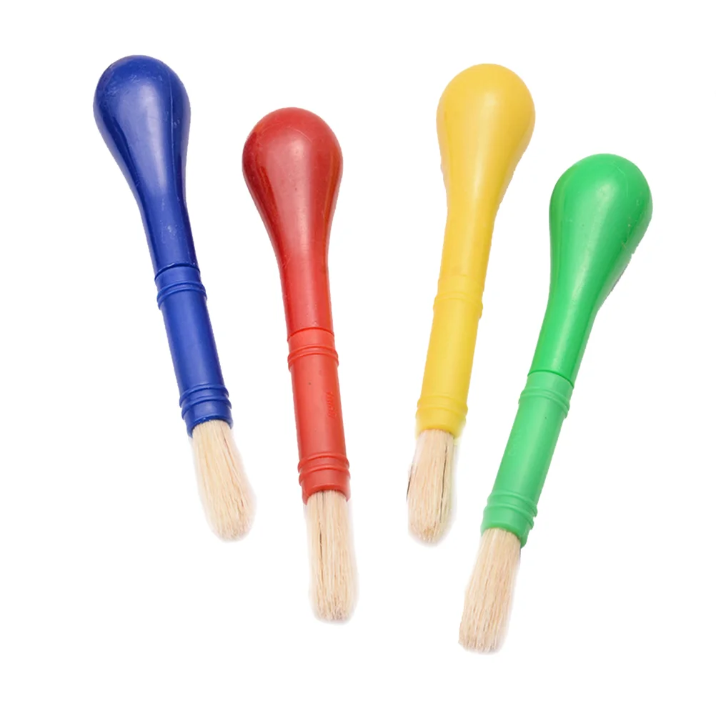 4pcs Toddler Paint Plastic Handle Nylon Painting Brush for Painting Crafts and DIY (Red Yellow Blue Green)
4pcs Toddler Paint Plastic Handle Nylon Painting Brush for Painting Crafts and DIY (Red Yellow Blue Green)