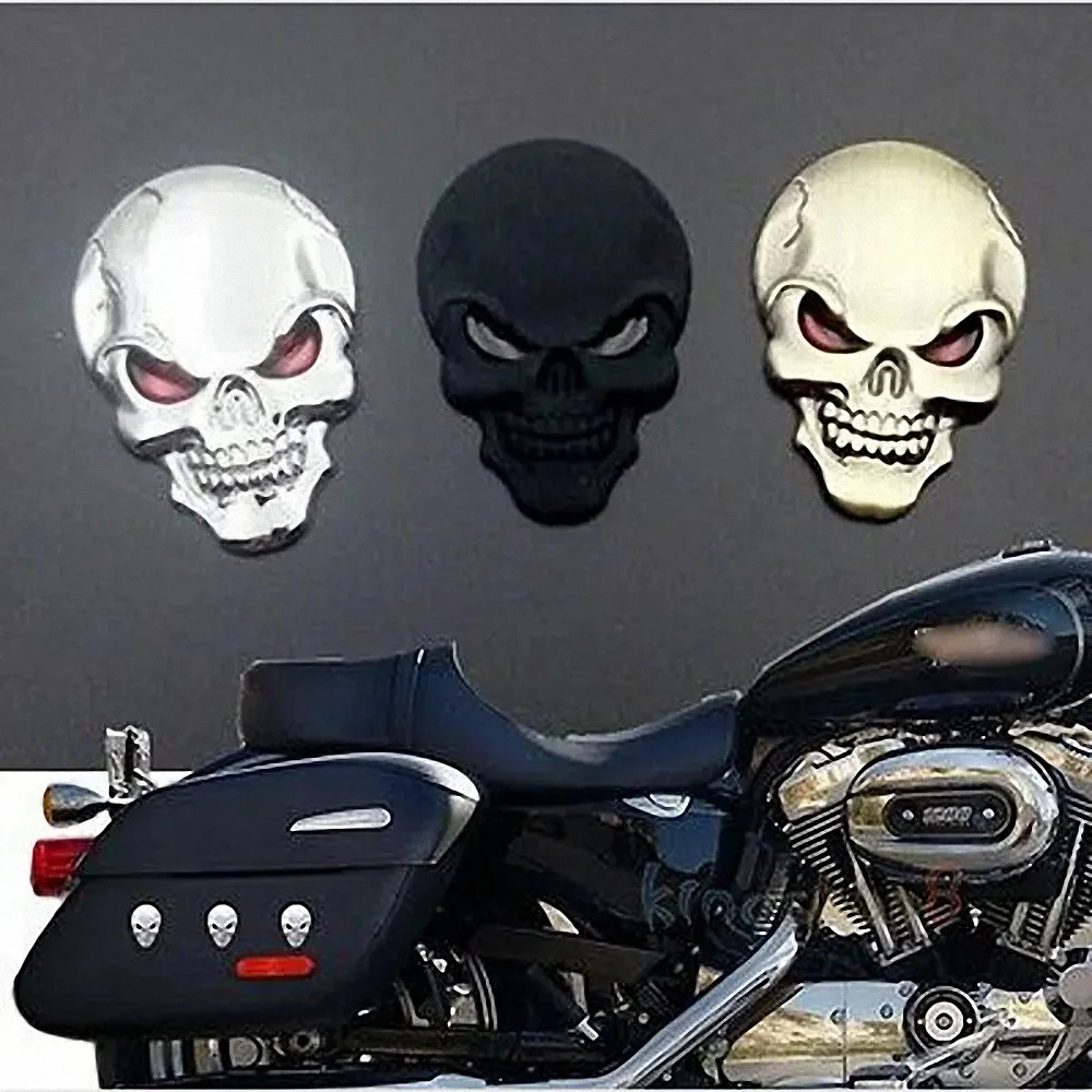 Car And Motorcycle Helmet Decals Automotive On Auto Para Moto Fueltank For Pit Bike Accessories Universal Skull 3D Logo Stickers
Car And Motorcycle Helmet Decals Automotive On Auto Para Moto Fueltank For Pit Bike Accessories Universal Skull 3D Logo Stickers