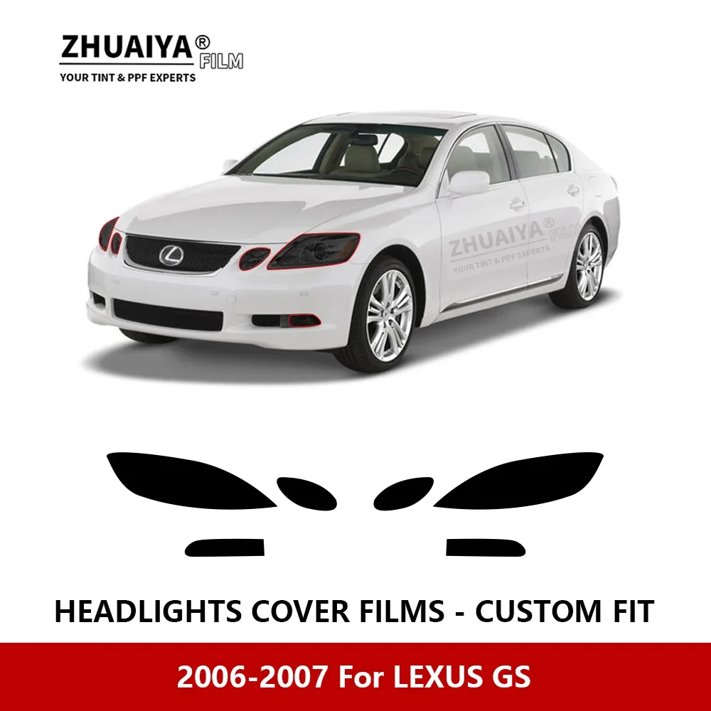 For LEXUS GS 2006-2007 Car Exterior Headlight Anti-scratch PPF precut Protective film Repair film Car stickers Accessories
For LEXUS GS 2006-2007 Car Exterior Headlight Anti-scratch PPF precut Protective film Repair film Car stickers Accessories
