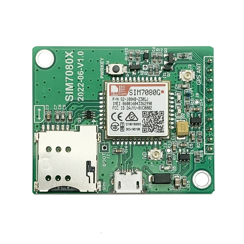 

SIMCOM SIM7080G Breakout Board Multi-Band LTE CAT-M and NB-IoT Dual Mode GNSS Module USB Port Compatible SIM868