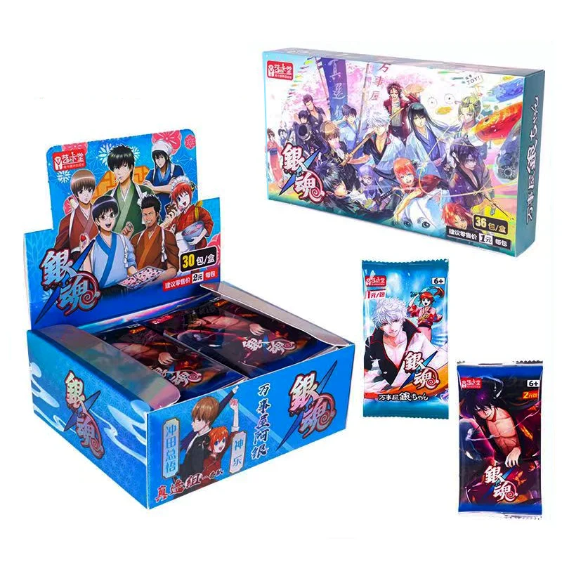 New Origina GINTAMA Collection Card Box Cartoon characters Sakata Gintoki Shiro Yasha Kagura Leader TCG Game Cards Game Toys
New Origina GINTAMA Collection Card Box Cartoon characters Sakata Gintoki Shiro Yasha Kagura Leader TCG Game Cards Game Toys