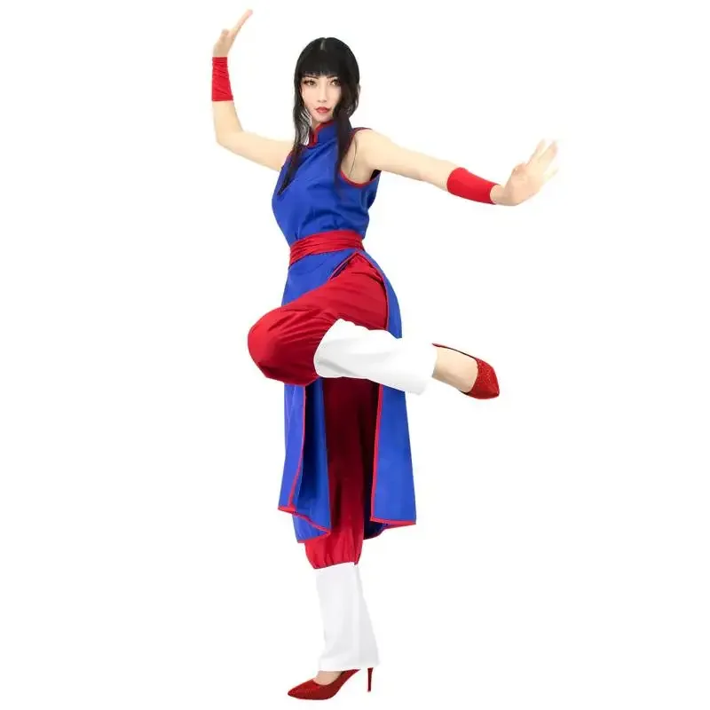 WENAM Hot Anime Chichi Cosplay Costume Sexy Cheongsam Slit Dress Blue Longuette Skirt Halloween Kung Fu Chichi Flight Wear
WENAM Hot Anime Chichi Cosplay Costume Sexy Cheongsam Slit Dress Blue Longuette Skirt Halloween Kung Fu Chichi Flight Wear