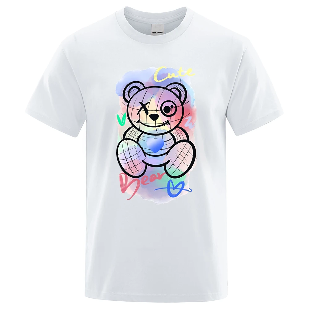 Cute Puppet Bear Kawaii Printing Tops Men Vintage Crewneck Tee Clothes T Shirt Summer Breathable T-Shirt Harajuku Cotton Tshirt
Cute Puppet Bear Kawaii Printing Tops Men Vintage Crewneck Tee Clothes T Shirt Summer Breathable T-Shirt Harajuku Cotton Tshirt